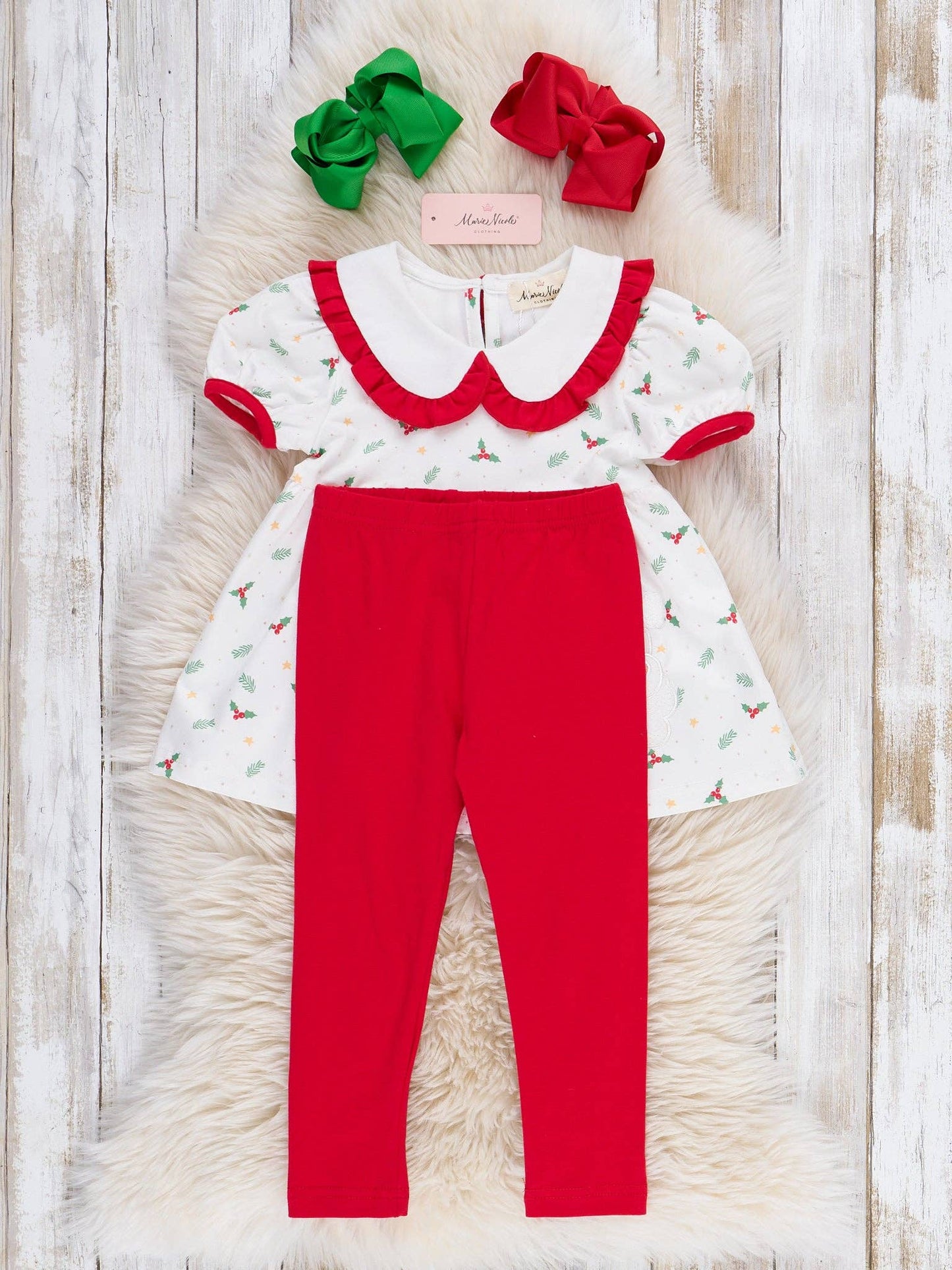 Holly Jolly Santa Embroidered Outfit