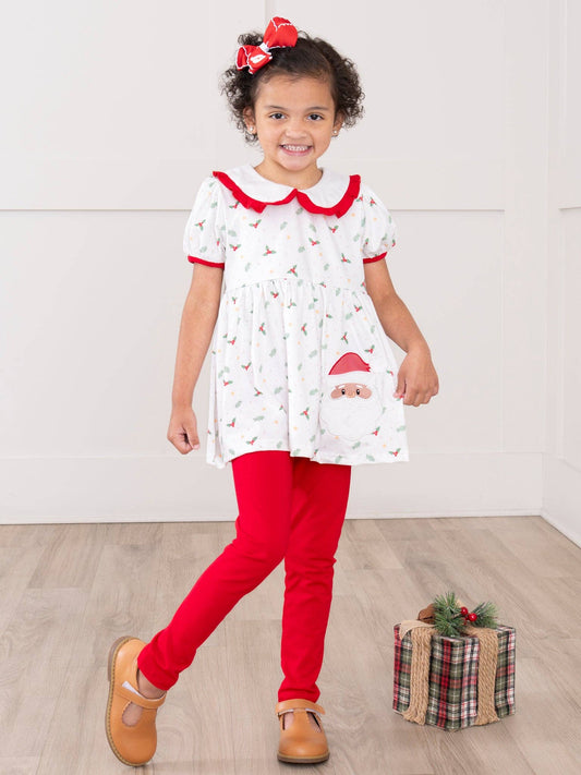Holly Jolly Santa Embroidered Outfit