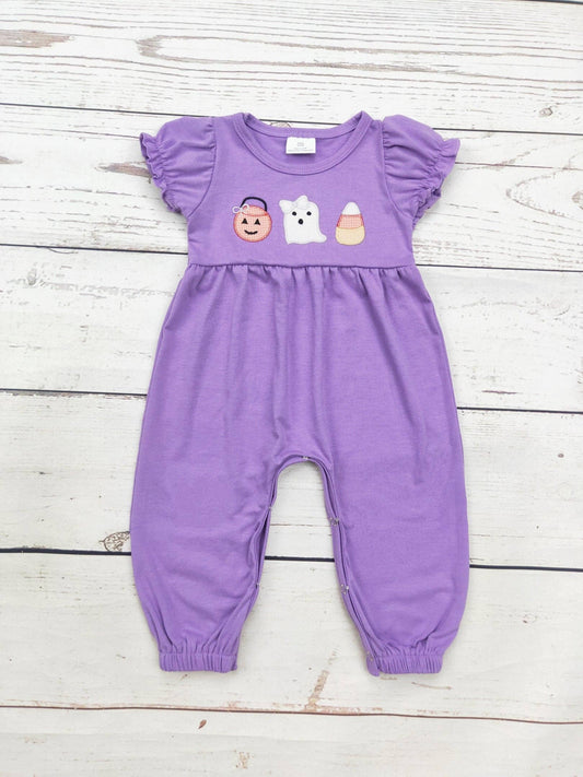Baby Girl Cotton Halloween Romper