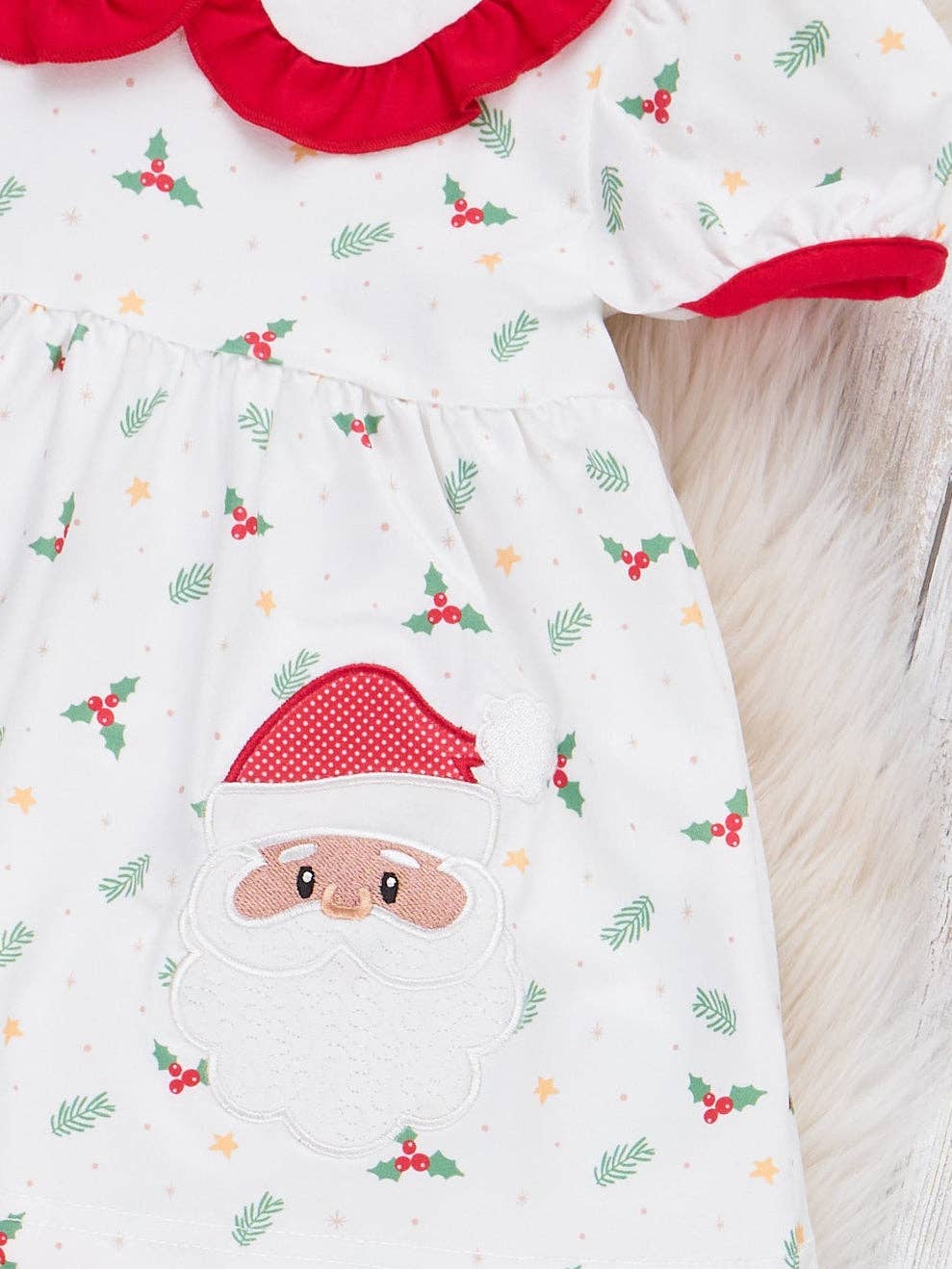 Holly Jolly Santa Embroidered Outfit