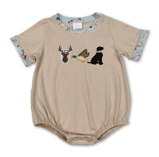 Boy Deer, Mallard & Dog Bubble