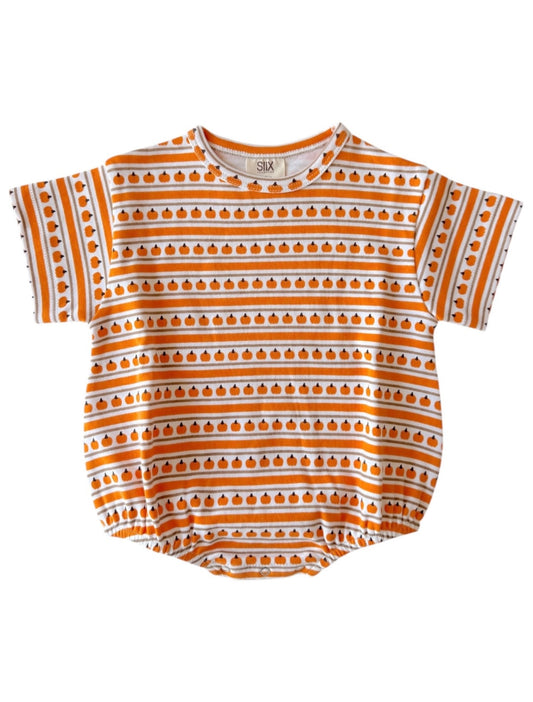 Baby Boy Pumpkin Tshirt Bubble