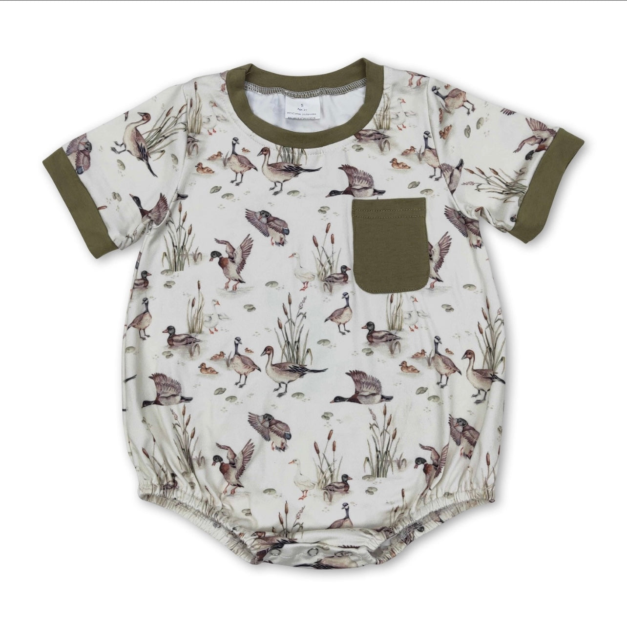 Boy Olive Duck Bubble