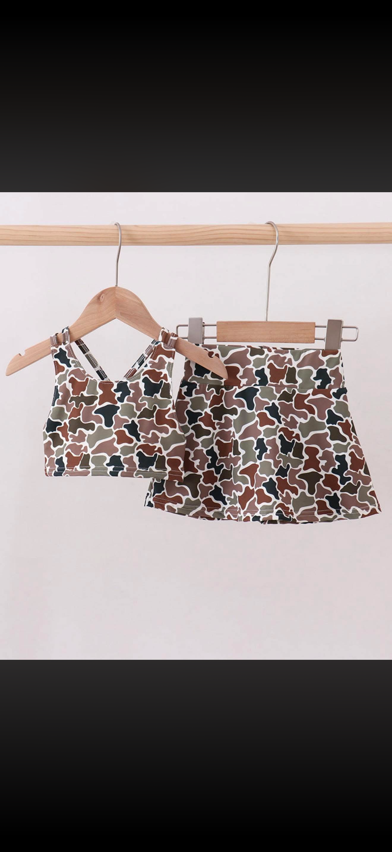 Camo 2piece girls set